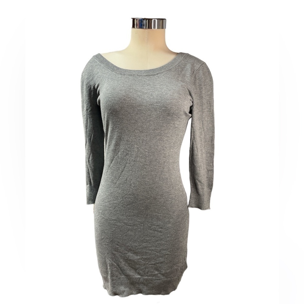 H&M gray sweater dress.